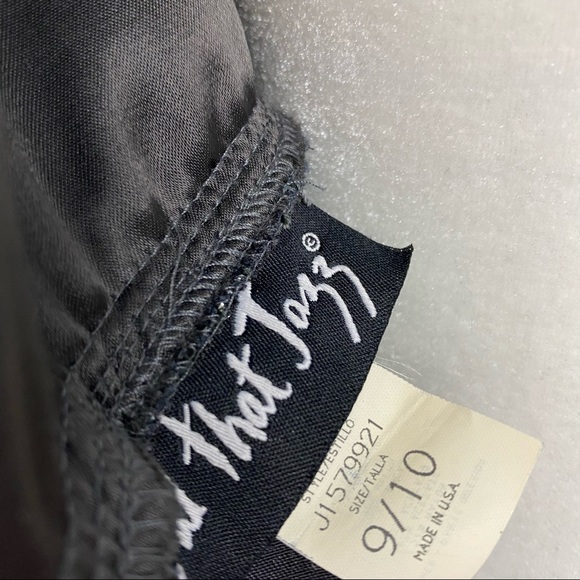 All That Jazz VTG Black Silver long Gown Dress - Picture 9 of 9